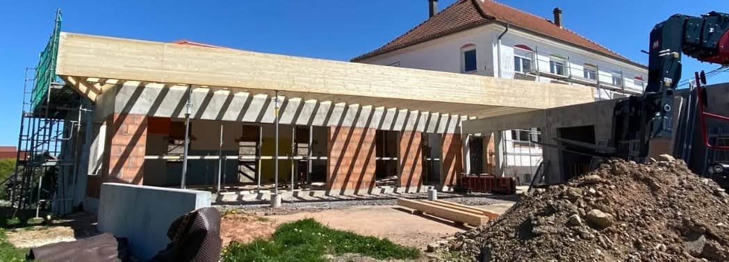 Rénovation et aménagement de toiture, chantier Neu Trasanit